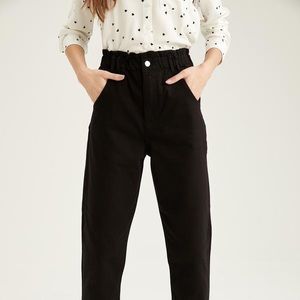 Zara paperbag waist jeans